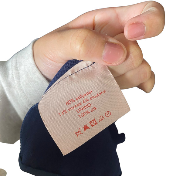 Roksanda A line Color Bock 3/4 Sleeve Dress sz 12 - Picture 9 of 9